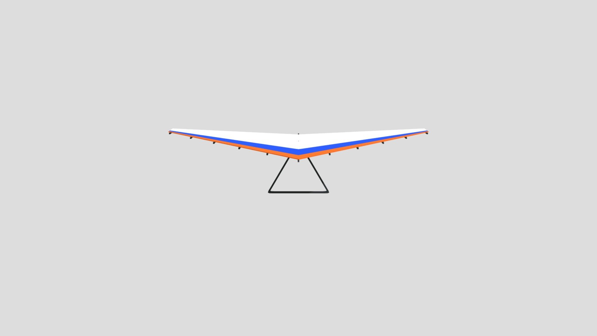This is a backup of a Poly Asset named Hang glider. Saved from Poly by Google. Preview may be without textures, they are still in the Download ZIP with a preview thumbnail 3d model