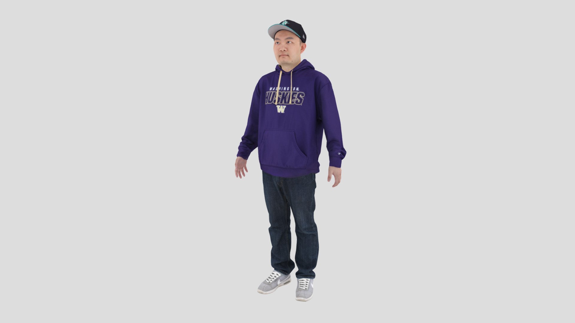 Full body scan using photogrammetry. Cleaned up for project 3d model