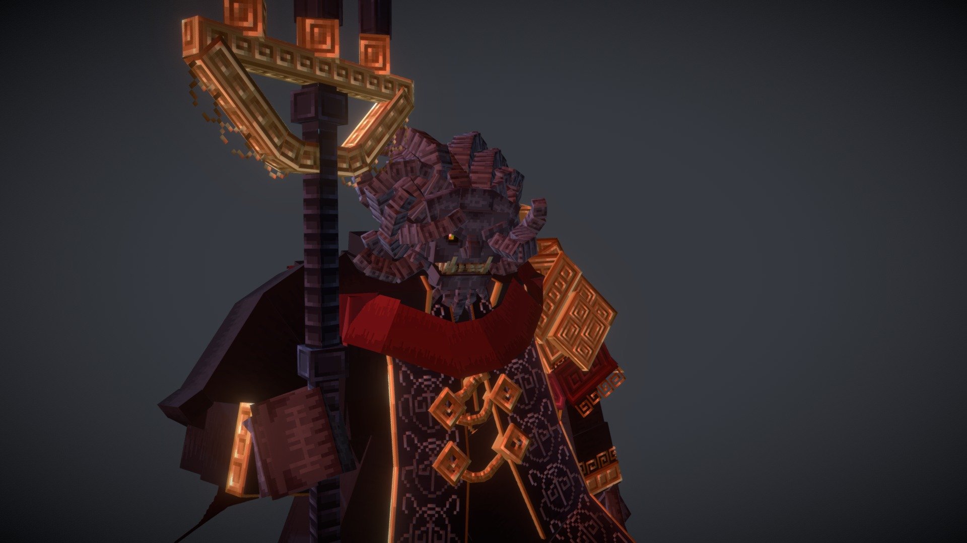 Mohg, Lord of Blood - 3D model by Banathe 3d model