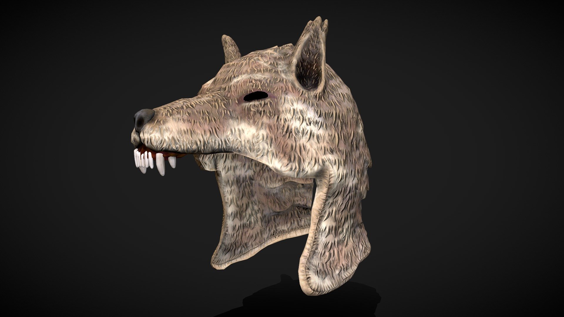 Made for Faes AR an #RPG #AR #Game #app a Wolfheas Cloak with #zbrush #Maya #substancepainter and #marmoset if you want commission works for games, 3d print or argames I can do it 3d model