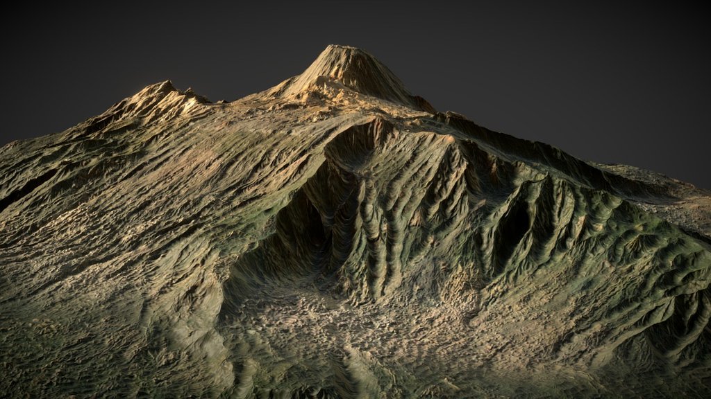 VOLCANO - 3D model by Daniel Magyar (@balmor3d) 3d model