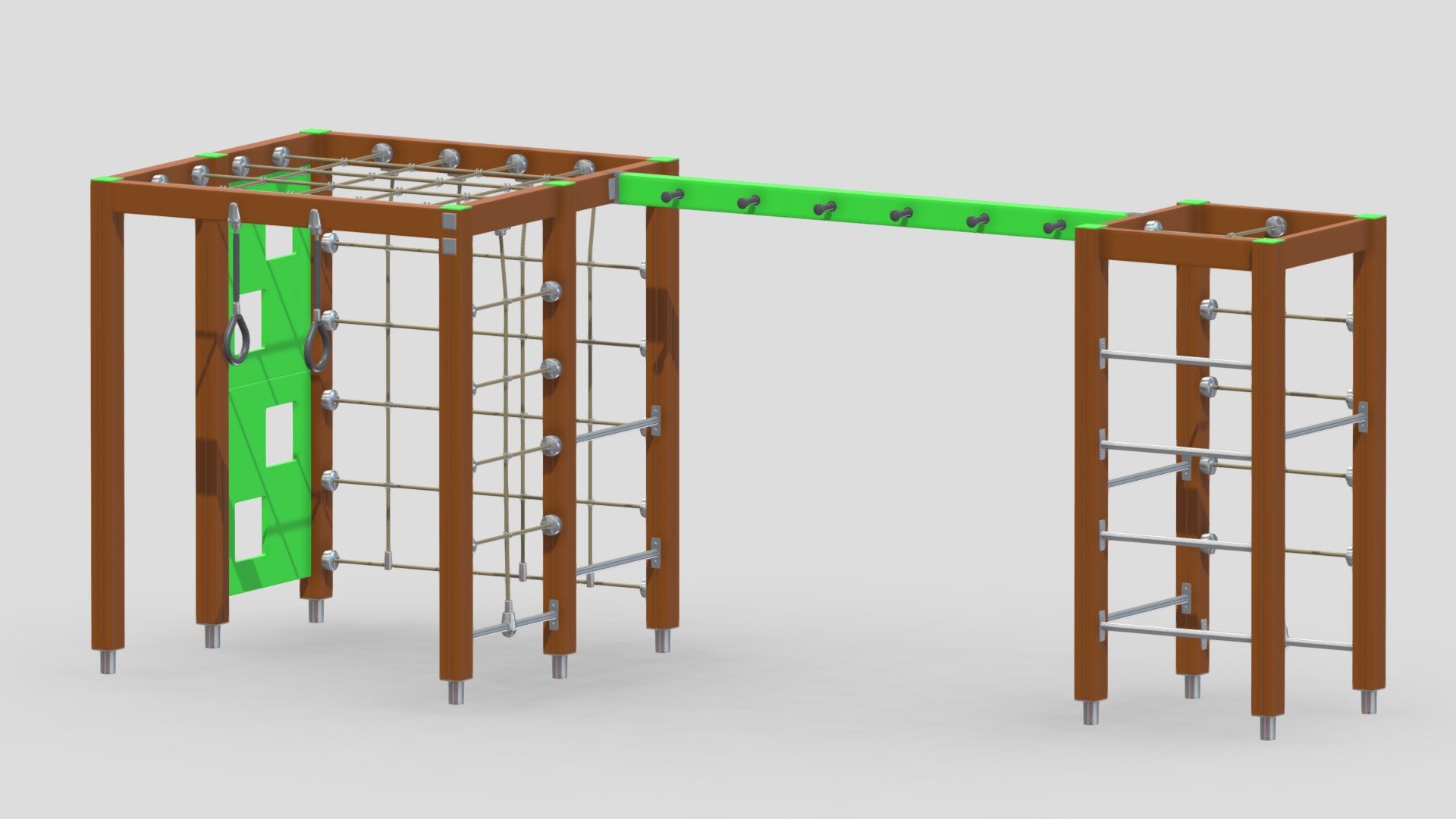 Hi, I'm Frezzy. I am leader of Cgivn studio. We are a team of talented artists working together since 2013.
If you want hire me to do 3d model please touch me at:cgivn.studio Thanks you! - Lappset Climbing Track 01 - Buy Royalty Free 3D model by Frezzy3D 3d model