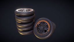Wheel wheels, cars, props, asset, vehicle
