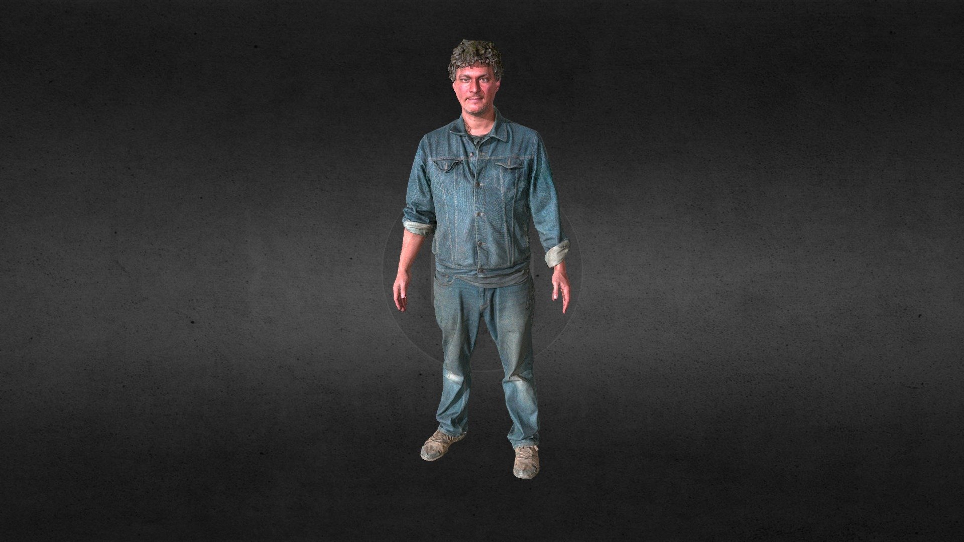 Body Scan of Francisco Amaya done with Artec Eva 3d model