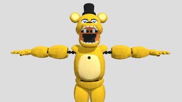 Jack Kennedy in Spring Fredbear suit suit, fnaf, dsaf