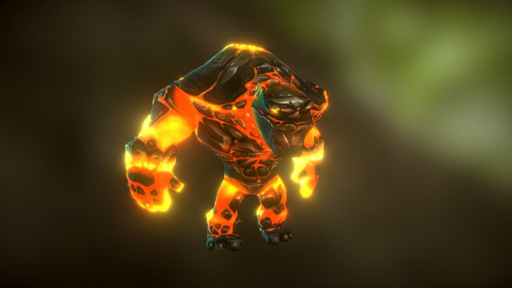 Fire Elemental - 3D model by stallfish 3d model