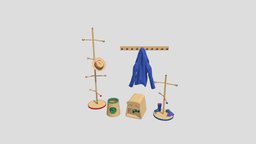 furniture 10 AM244 Archmodel hat, other, rack, coat, furniture