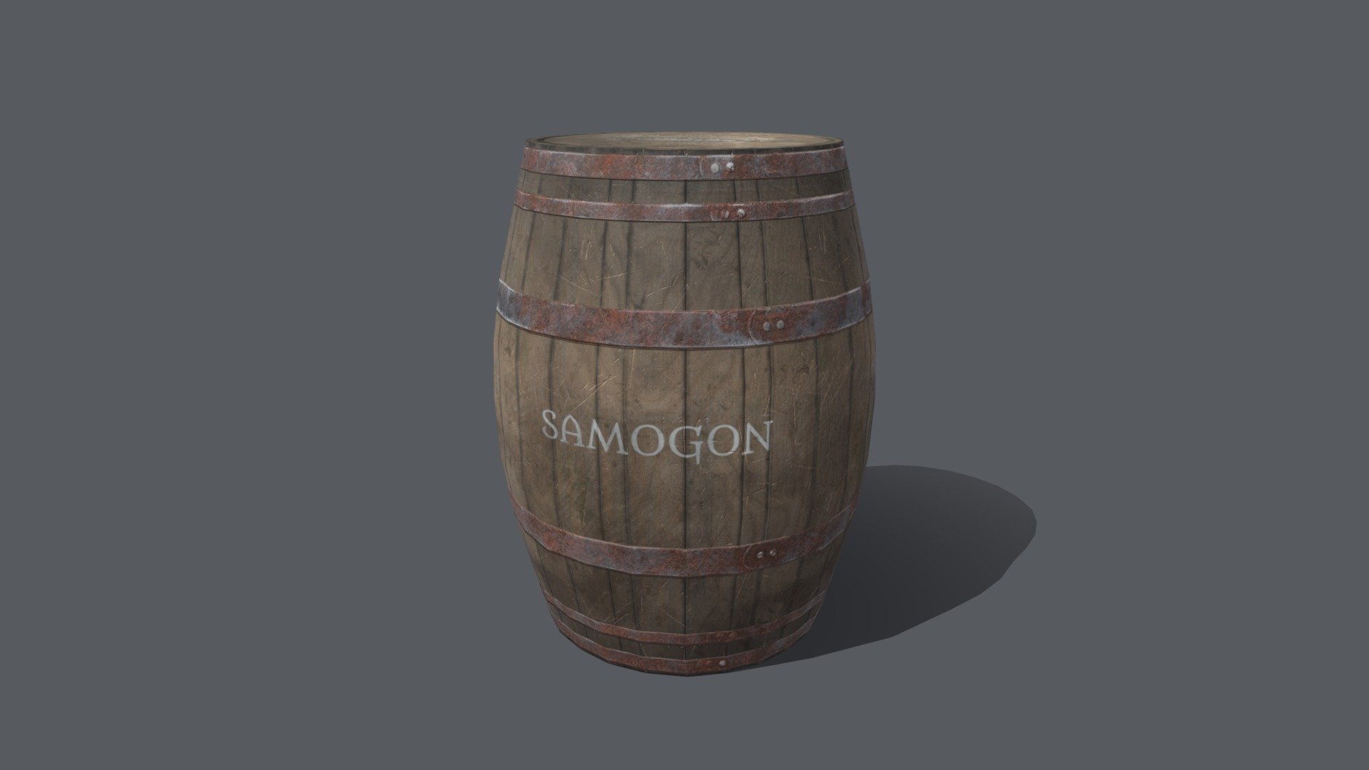Barrel wood (деревянная бочка) GameDev Legends - Barrel wood (деревянная бочка) GameDev Legends - Download Free 3D model by alexei_g (@alexei_g_) 3d model