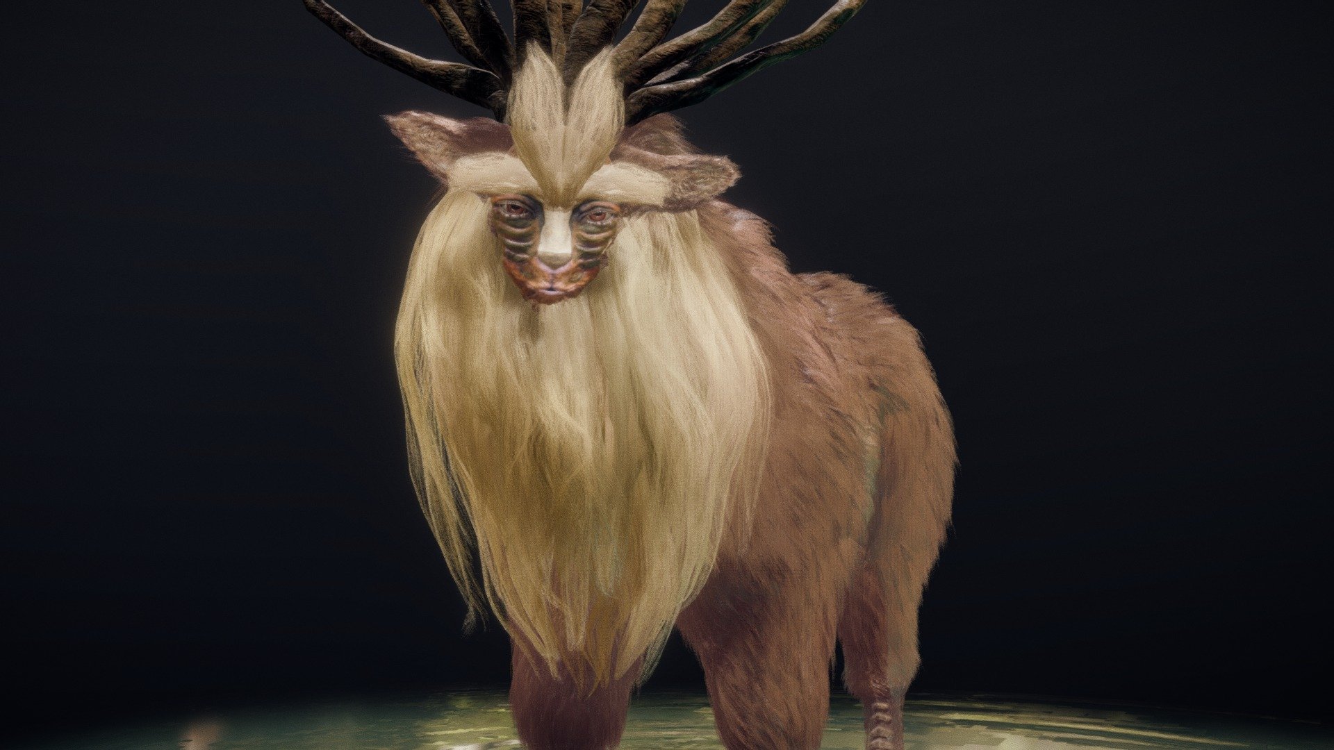 I dedicated a lot of time to perfecting the fur, and there were moments when I was about to gave up. 

But I'm happy to say that I persevered and achieved my goal.

I really hope you appreciate the end result! - Princess Mononoke - Forest God - Download Free 3D model by Allen Tseng (@alen60303) 3d model