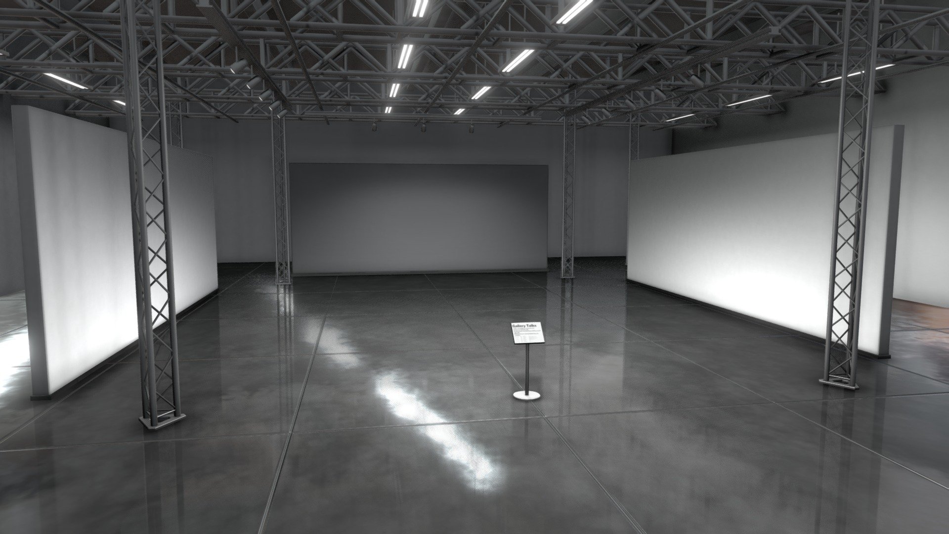 Baked in lighting, 2K textures 3d model