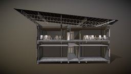 Building in section cut 2337