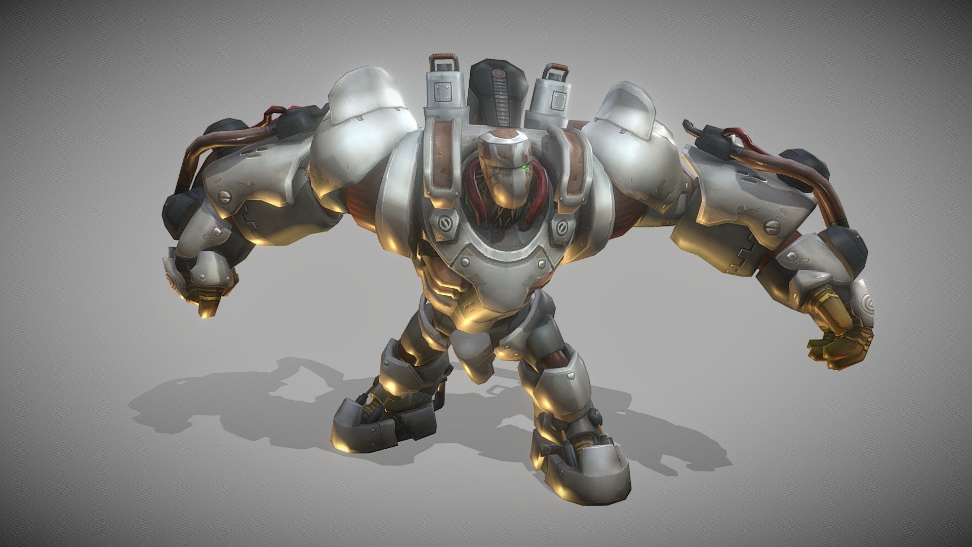 Mecha Golem - 3D model by Kajol Hayer (@KajolHayer) 3d model