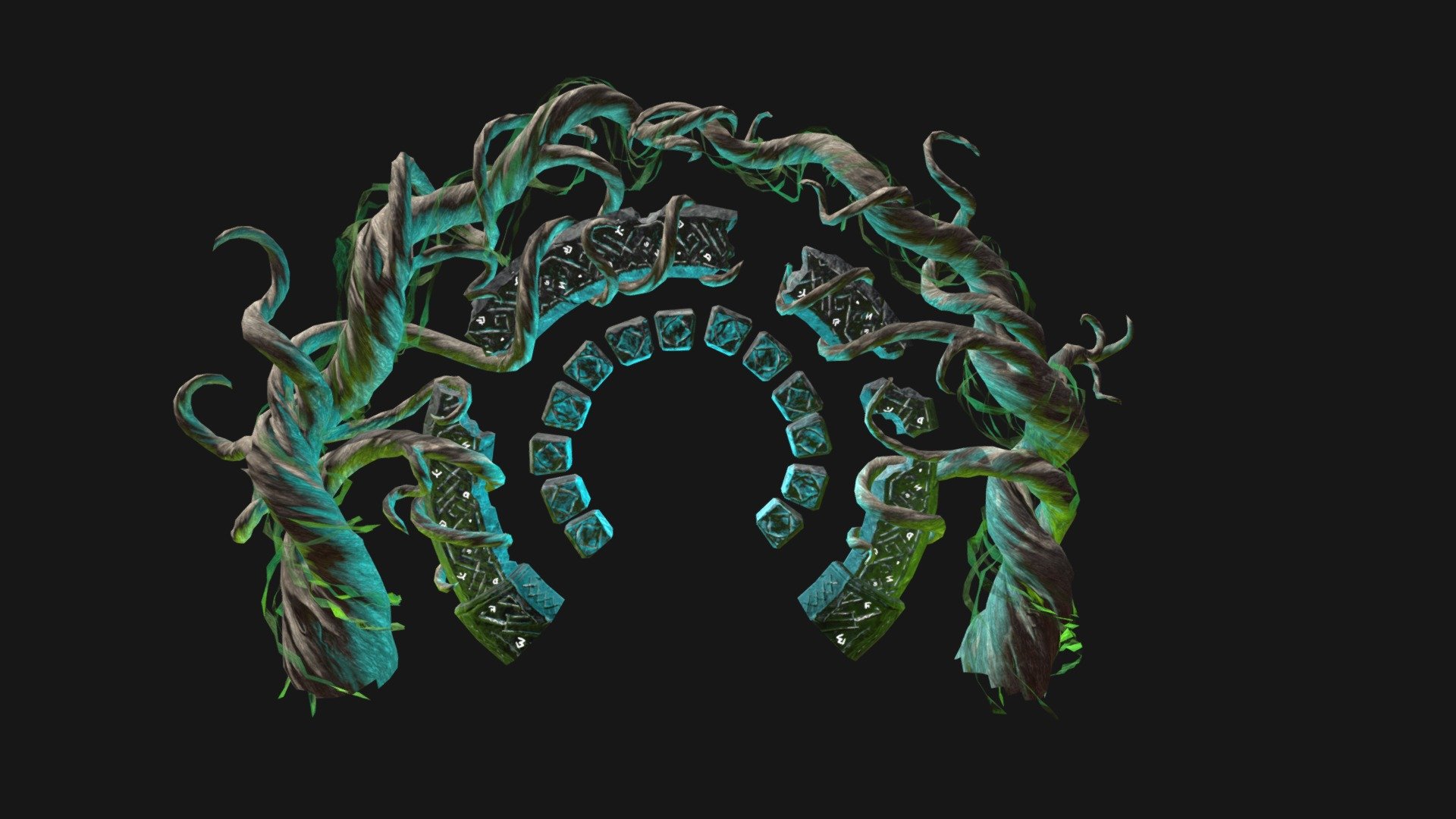 Portal Dark Fantasy for magic room - Buy Royalty Free 3D model by Tink (@tinkov) 3d model