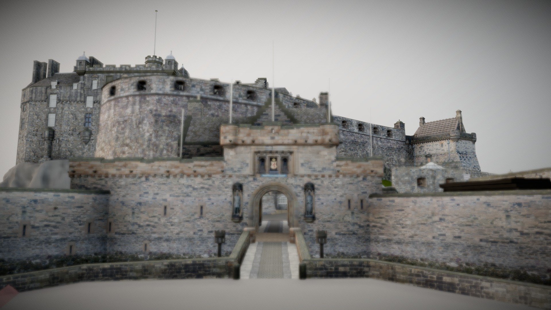 Edinburgh Castle is one of the oldest fortified places in Europe. With a long rich history as a royal residence, military garrison, prison and fortress, it is alive with many exciting tales. When you climb Castle Hill, you will walk in the footsteps of soldiers, kings and queens – and even the odd pirate or two.

As well as guarding great moments in history, the castle has suffered many sieges. During the Wars of Independence it changed hands many times. In 1314, the Scots retook the castle from the English in a daring night raid led by Thomas Randolph, nephew of Robert the Bruce. 

The castle defences have evolved over hundreds of years. Mons Meg, one of the greatest medieval cannons, was given to King James II in 1457. The Half Moon Battery, built in the aftermath of the Lang Siege of 1573, was armed for 200 years by bronze guns known as the Seven Sisters. Six more guns defend the Argyle Battery, with its open outlook to the north.

To learn more, go to out website 3d model