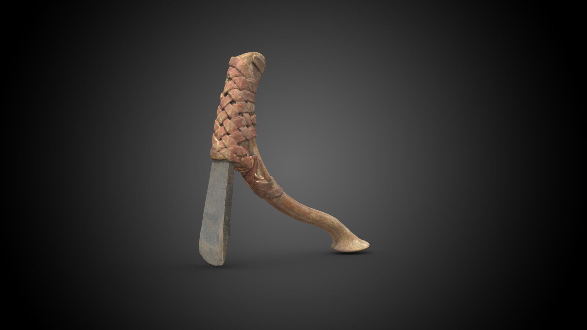 Ascia recante il monogramma di Kha sulla faccia superiore della lama




Inv. no. : Suppl. 8386

Material: Wood, metal / bronze, leather

Dimensions: 24 x 23 x 5.7 cm

Date: 1425–1353 BCE

Period: New Kingdom

Dynasty: Eighteenth Dynasty

Reign: Amenhotep II / Tuthmosis IV / Amenhotep III

Provenance: Deir el Medina / Tomb of Kha (TT8)

Acquisition: Schiaparelli excavation (1906)

To view the object in the gallery click the following link: https://virtualtour.museoegizio.it

https://collezioni.museoegizio.it/en-GB/material/S_8386

https://collezioni.museoegizio.it/it-IT/material/S_8386 - Adze with Kha’s Monogram - 3D model by Museo Egizio (@Museoegizio) 3d model