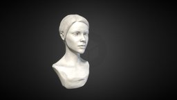head statue statue, head, headsculpt, female