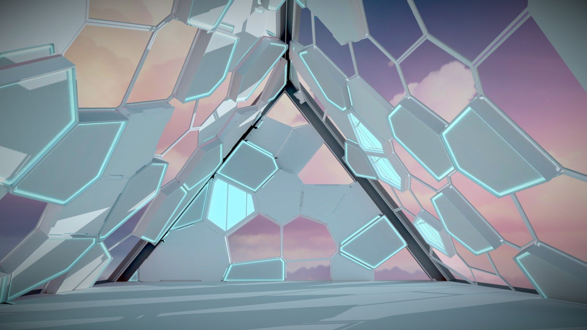 Futurisitc Gallery Interior Baked
Spatial.io compatible.

See example: https://www.spatial.io/s/Giimanns-Gallery-650d702438758c41122968d9?share=3634836779851602645

Spatial environment skybox also included 3d model
