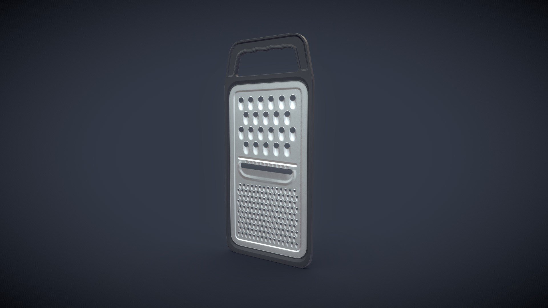Cheese Grater

402 Triangles

Optimised for realtime rendering.

Includes:



  
4K Albedo Map 
  
4K Normal Map
  
4K Roughness Map
  
4K Metallic Map
  
4K Ambient Occlusion Map


Includes Substance Painter and Photoshop files for customisation 3d model