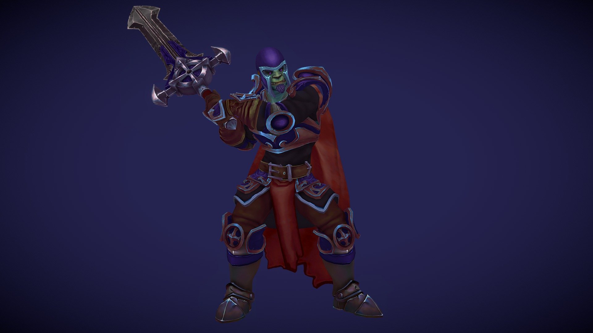 Stylized character for a project.

Software used: Zbrush, Autodesk Maya, Autodesk 3ds Max, Substance Painter - Stylized Orc Male Crusader(Outfit) - 3D model by N-hance Studio (@Malice6731) 3d model
