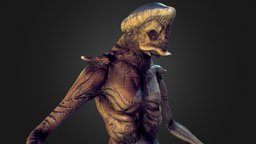 Guardian lovecraftian, conarium, gameasset, creature, characterdesign, horror