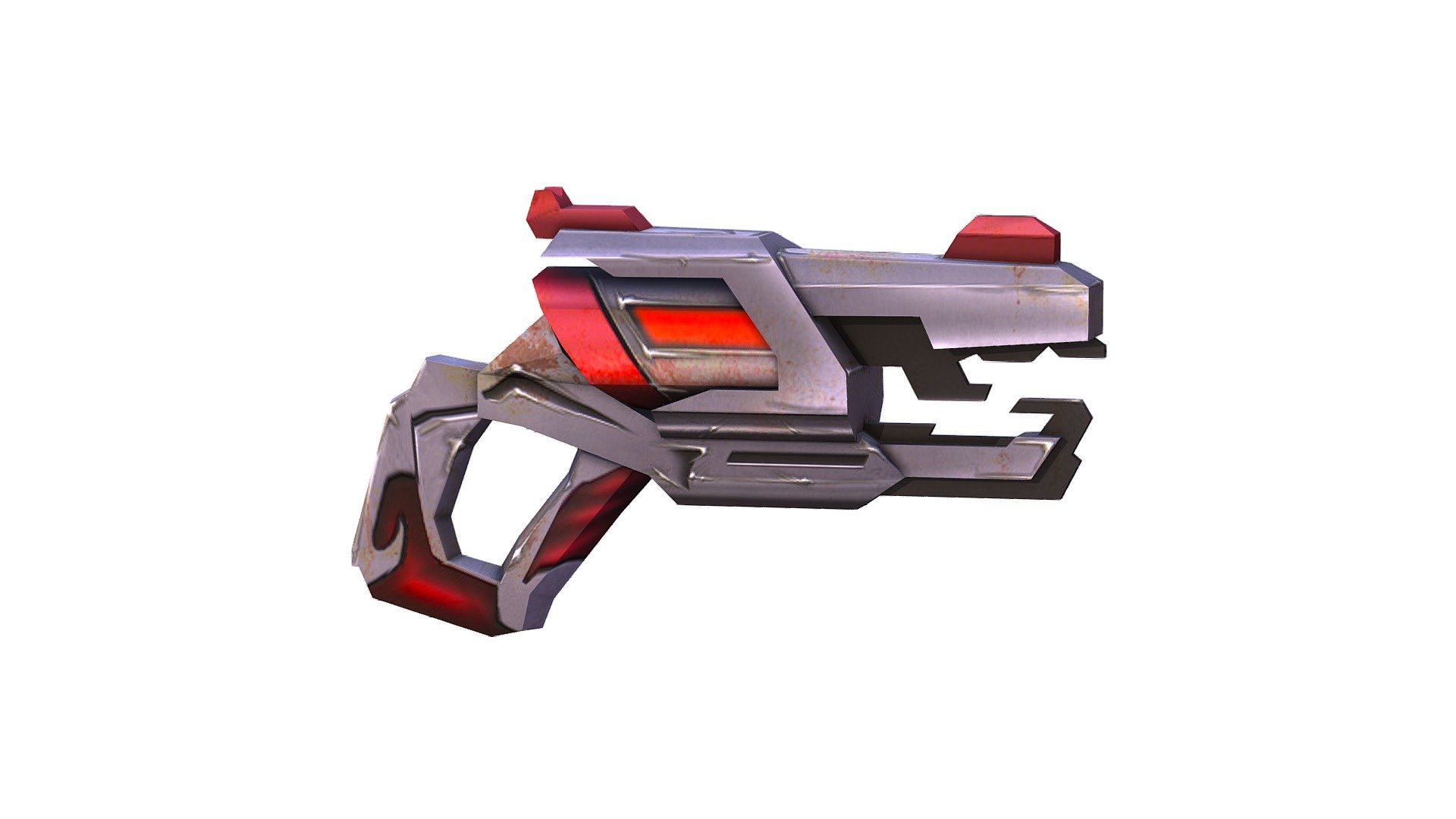 LowPoly Sci-Fi Сartoon Pistol Gun - 3dsMax and Maya file included - LowPoly Sci-Fi Cartoon Pistol Gun - Buy Royalty Free 3D model by Oleg Shuldiakov (@olegshuldiakov) 3d model