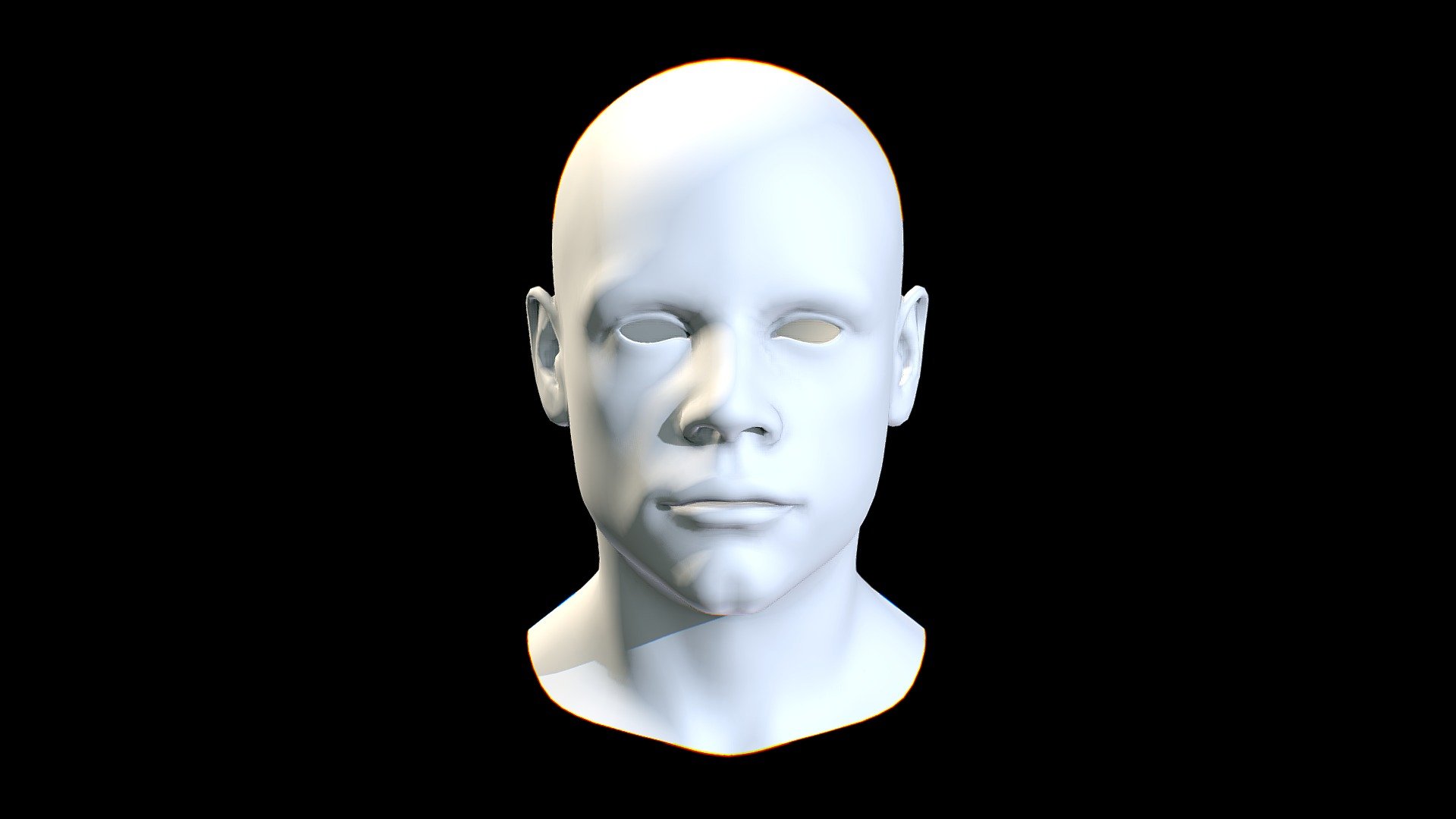 Luke Skywalker_Mark Hamill_basemesh_uv map - LUKE SKYWALKER_STAR WARS_MALE_HEAD - Buy Royalty Free 3D model by mono (@michela.000) 3d model