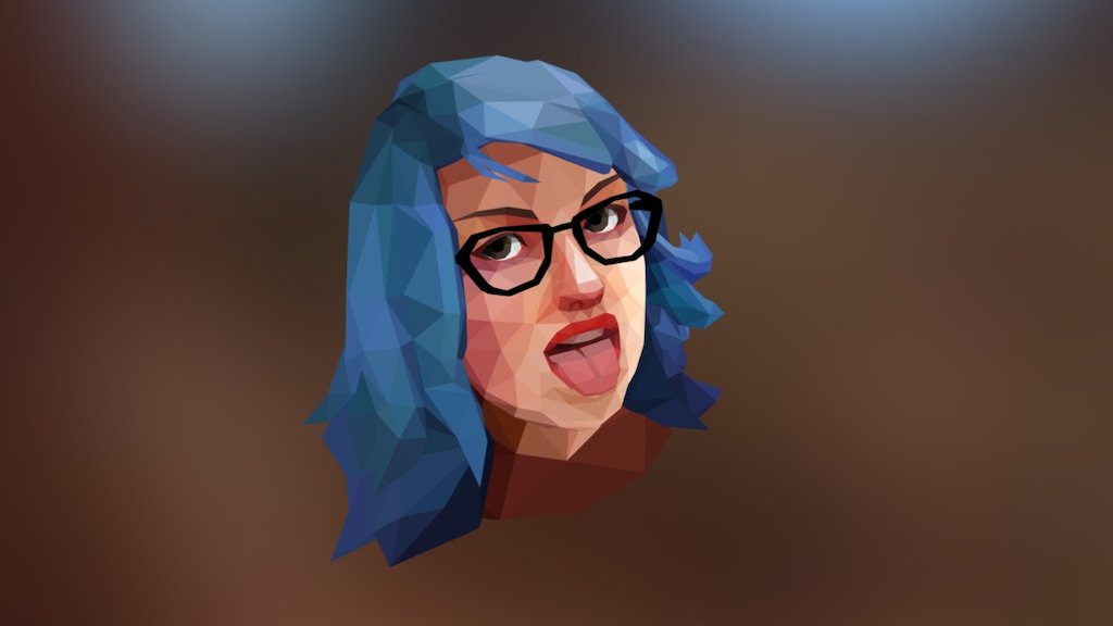 A little Orwell fanart, because why not? - Cassandra Watergate - 3D model by pixelbutterfly (@pixelb) 3d model