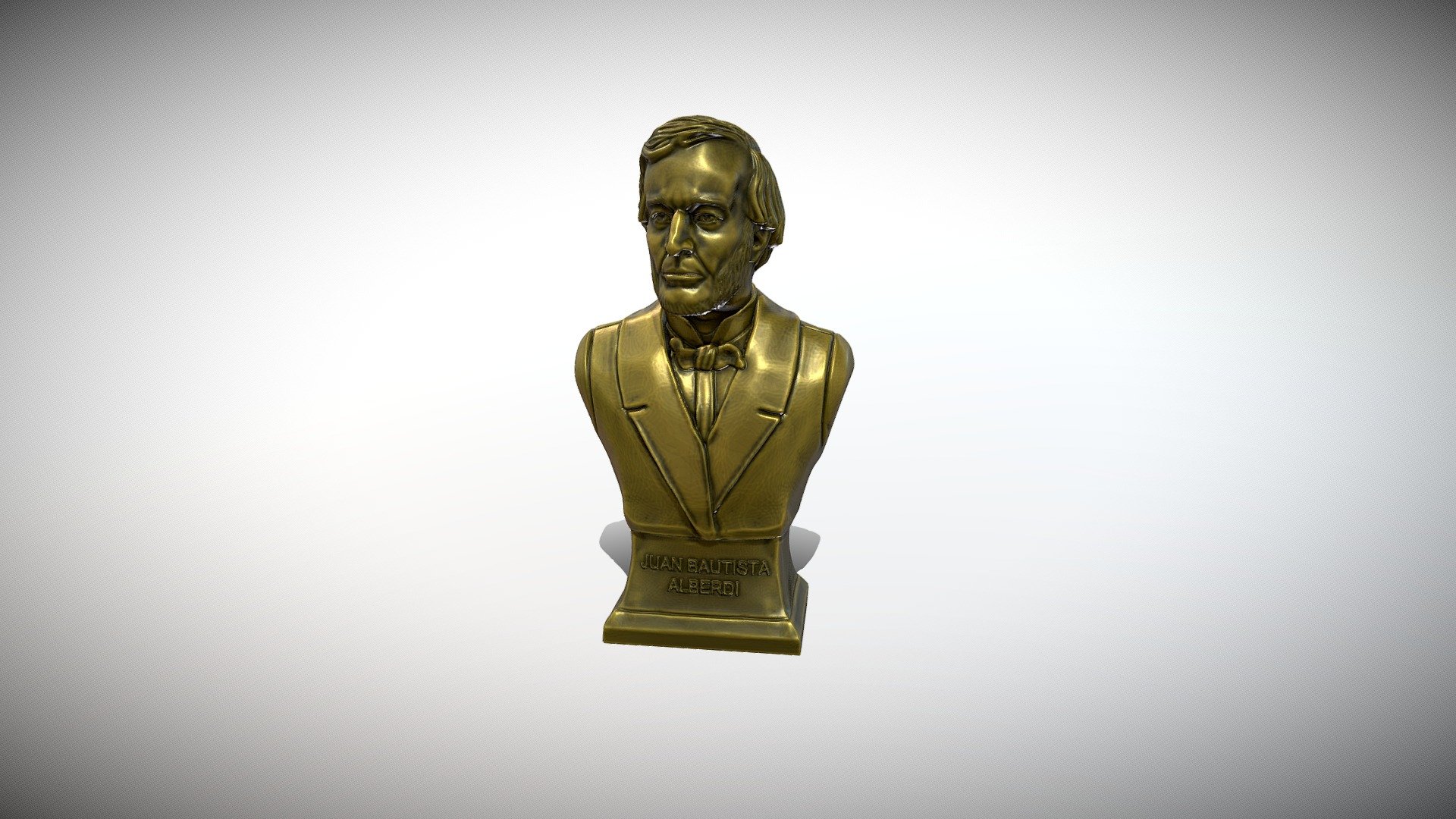 Juan Bautista Alberdi

Busto del procer Argentino para impresion 3D

Archivos en formato STL, OJB, y FBX, con texturas. 

Versiones en low y high poly.

Juan Bautista Alberdi (San Miguel de Tucumán, Provincias Unidas del Río de la Plata; 29 de agosto de 1810 - Neuilly-sur-Seine, Francia; 19 de junio de 1884) fue un abogado, jurista, economista, político, diplomático, escritor y músico argentino, autor intelectual de la Constitución argentina de 1853 3d model
