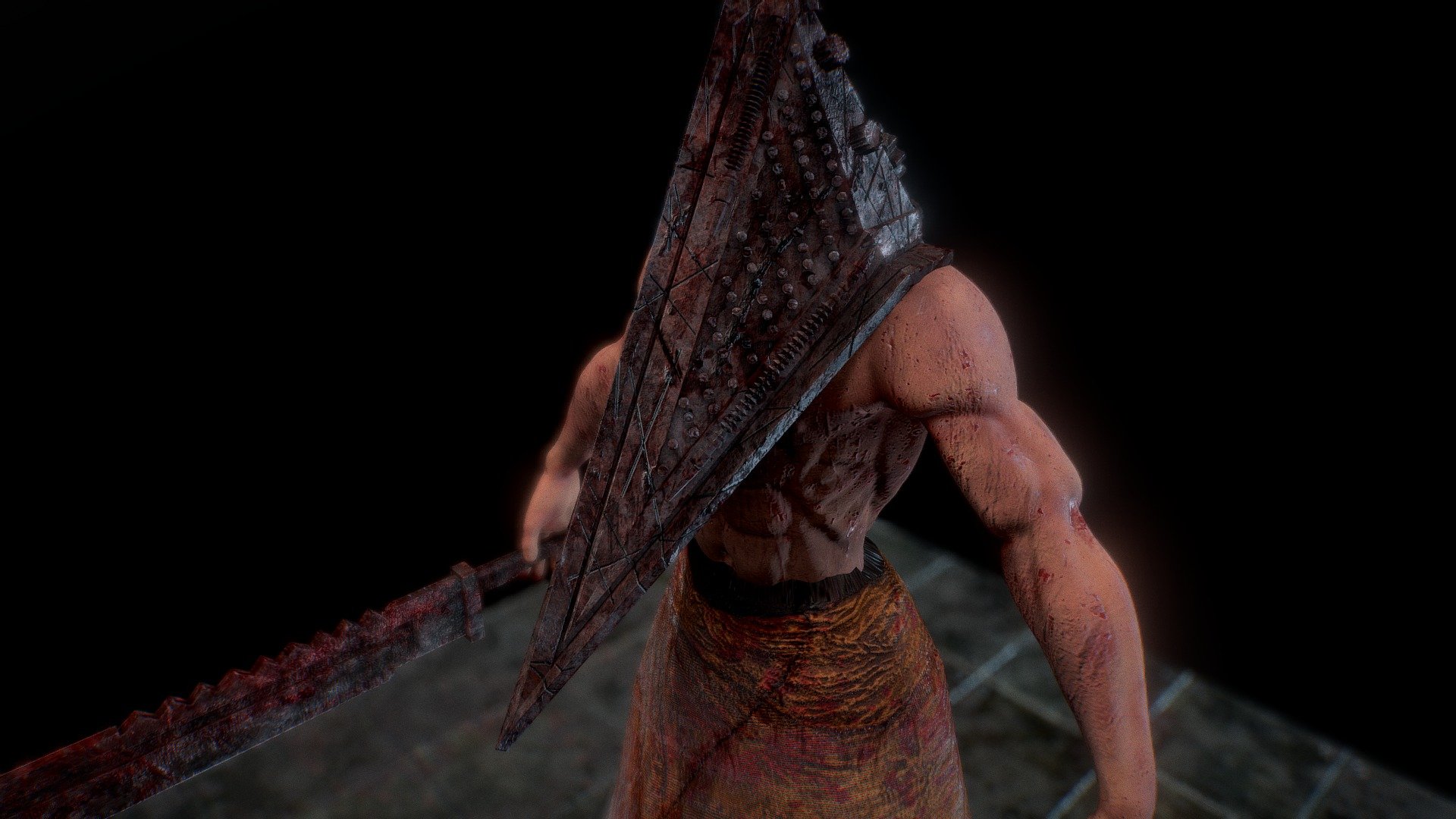 Tribute to Silent Hill - Pyramid Head fan art,
I'm an amateur, please give me some advice.
ArtStation link 
https://www.artstation.com/kanata6789
Youtube link https://www.youtube.com/channel/UCLDbrYAq7BpTpKcAd91PqHg - Pyramid Head - Silent Hill Fan Art - Download Free 3D model by KANATA (@KANATA91901924) 3d model