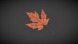 Autumn Leaves 3dprintable, autumn, blender, 3dmodel, leaves, sandeepchoudhary, 3dartistsandeep, 3december2022challenge, noai