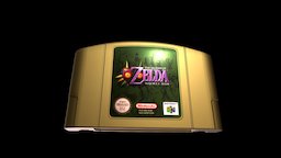 N64 Cartridge nintendo, n64, cartridge, nintendo64, zelda