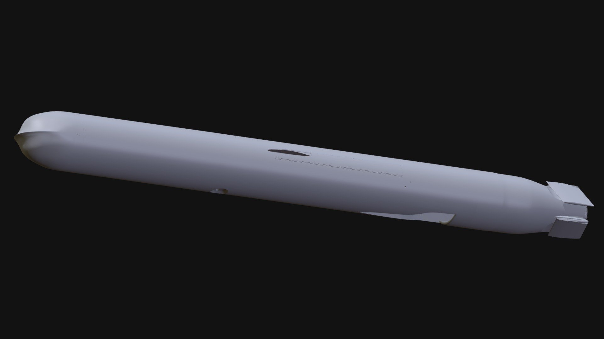 TLAM Block IV with folded wings 3d model
