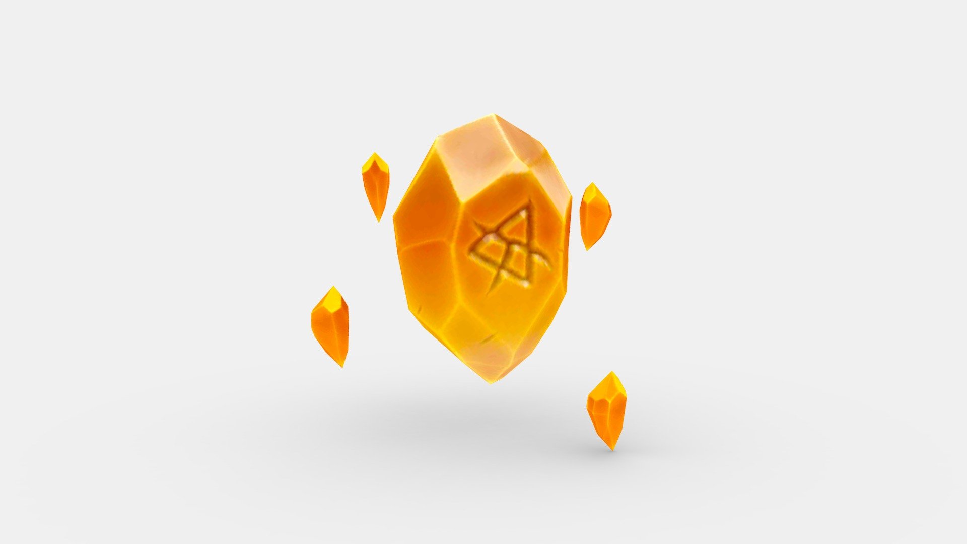 Cartoon Topaz - Suspended Crystal - Cartoon Topaz - Suspended Crystal - Buy Royalty Free 3D model by ler_cartoon (@lerrrrr) 3d model