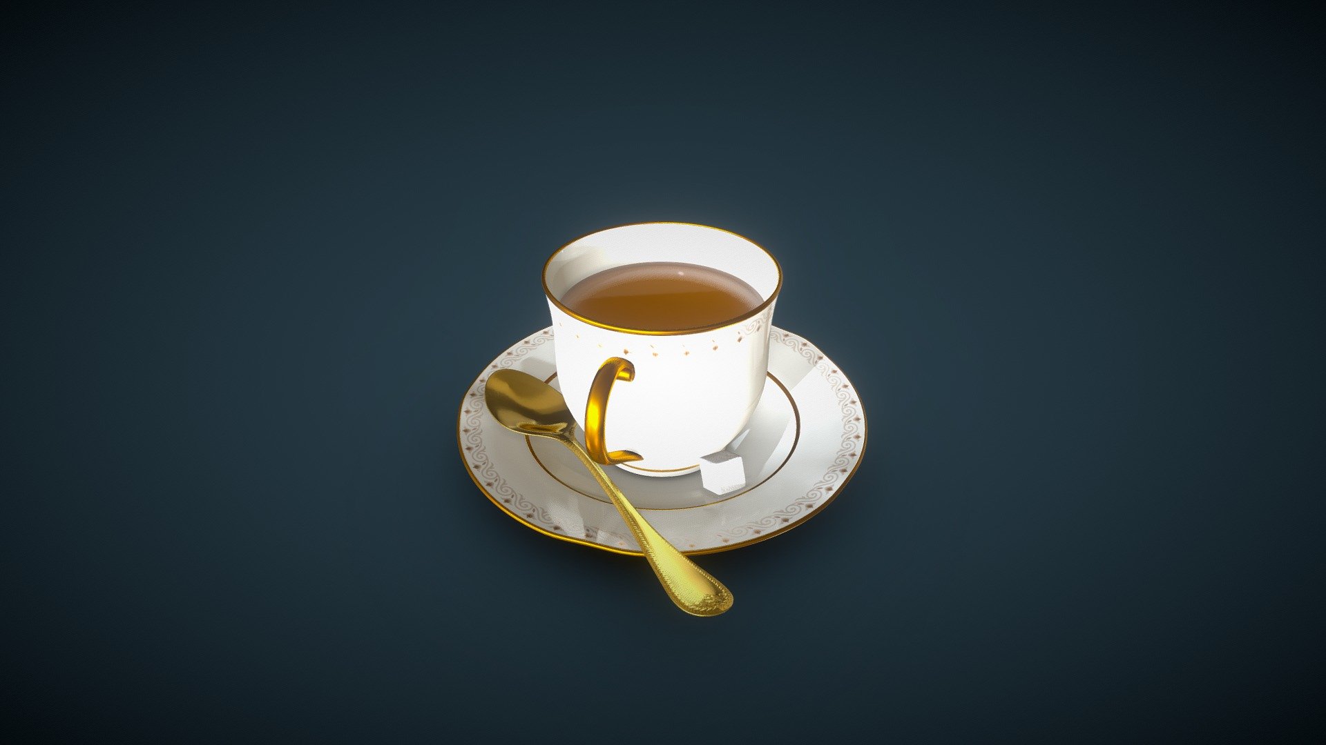 Total: 34,025 Polys, 33,835 Verts Texel Density of 100px/cm @4069x4096, 50px/cm @2048x2048 3 Material Sets (Cup of Tea, Spoon, Sugar Cube)

Cup of Tea : 17,760 poly, 17,599 verts Spoon : 9,320 poly, 9,276 verts Sugar Cube : 6,944 poly, 6,956 verts

Files Include: FBX, OBJ, Blend, 3DS, DAE, STL, and PNG, TIFF, and BMP texture formats including OpenGL and DirectX Normal Maps

Modeled With Blender 2.79 Textured and Rendered With Substance 2018.3.2

Please contact me if you have any questions or business inquiries: bsw2142@gmail.com

You Can Also Get A Quote From Me Via Questioneer! Google Forms - Cup Of Tea - Buy Royalty Free 3D model by Brandon Westlake (@dr.badass2142) 3d model