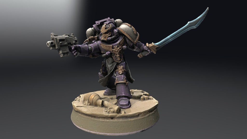 Ravasch Cario, of the Emperor's Children - 3D model by Mixed Reality Lab (@MixedRealityLab) 3d model