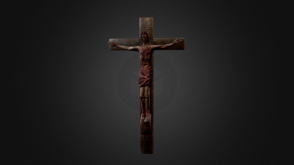 This will be the main Corpus that will be shown in the chapel of the game that in designing. I've used many other romanic sculptures as reference to make my own darky version :)
First time using Substance Painter by the way, great tool - Romanic Corpus - 3D model by olavra 3d model