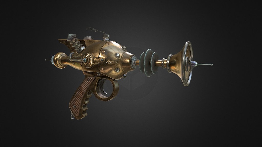 A fun project I did to challenge myself with some organic hard surface. Overall it was a lot of fun although I'm not quite happy with the result, but I think I did well!

The Concept I used as reference had no name or traceable history so I cant credit the concept artist, but I thank him for this fun project and if anyone knows please message me! - Atomic Death Ray - 3D model by zsturm (@zane0162) 3d model