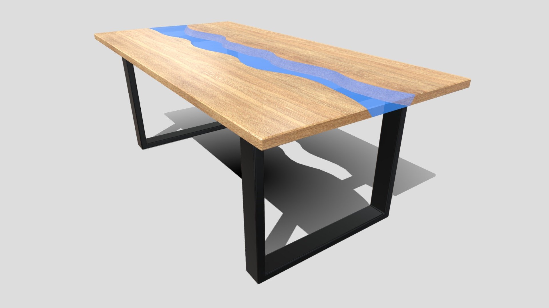 After seeing several real rivertables online, i decided to create on in Blender. I had to use my imagination, but i'm pretty sure this is a good model 3d model