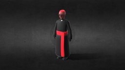 Priest cartoon style