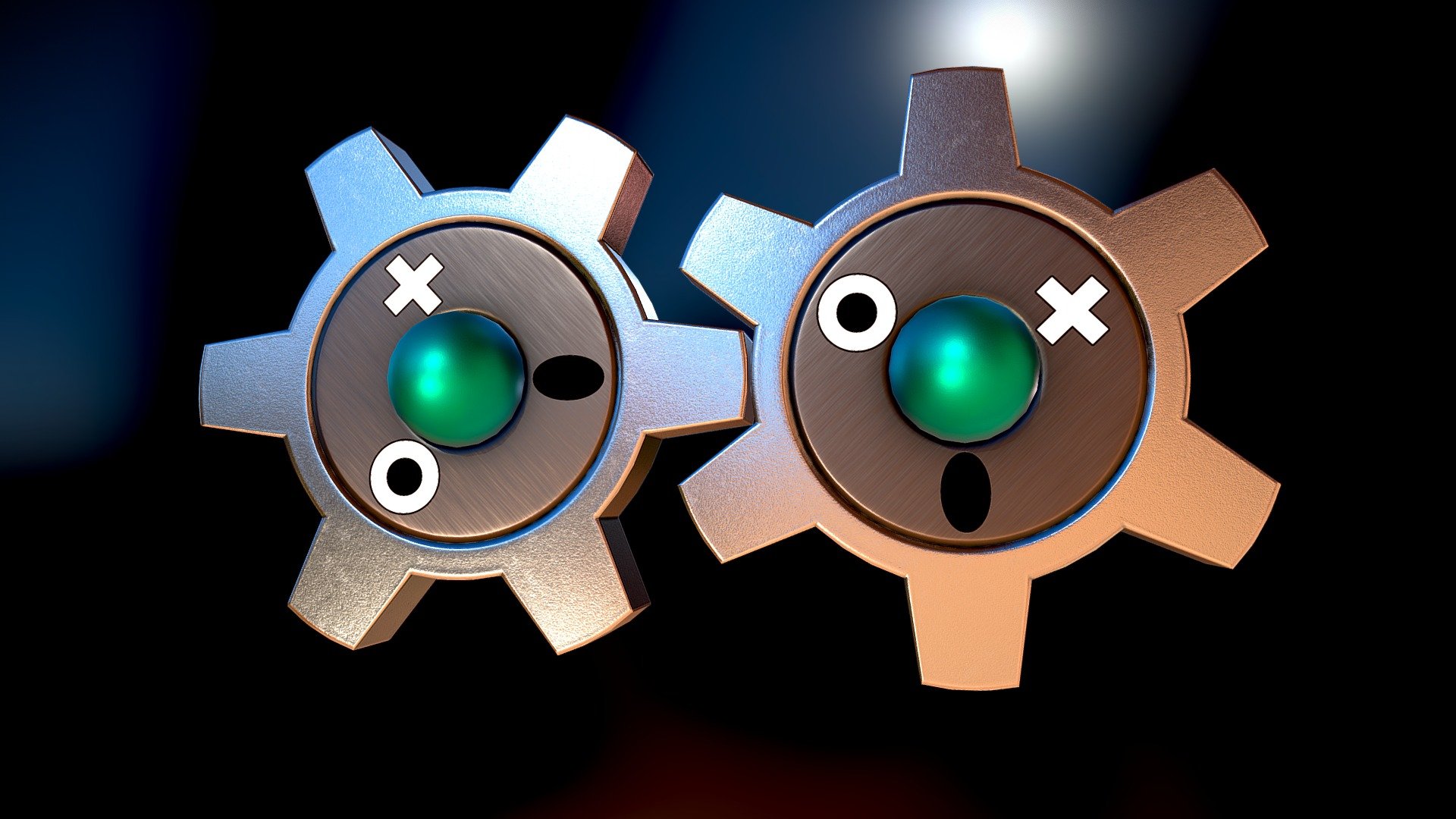Affectionate gears - Klink - 3D model by R-no71 3d model