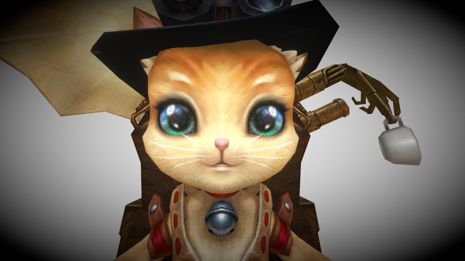 Kittens are cute, but they need to make money - Black Marketer - Buy Royalty Free 3D model by wodenstuido (@yimuzi) 3d model