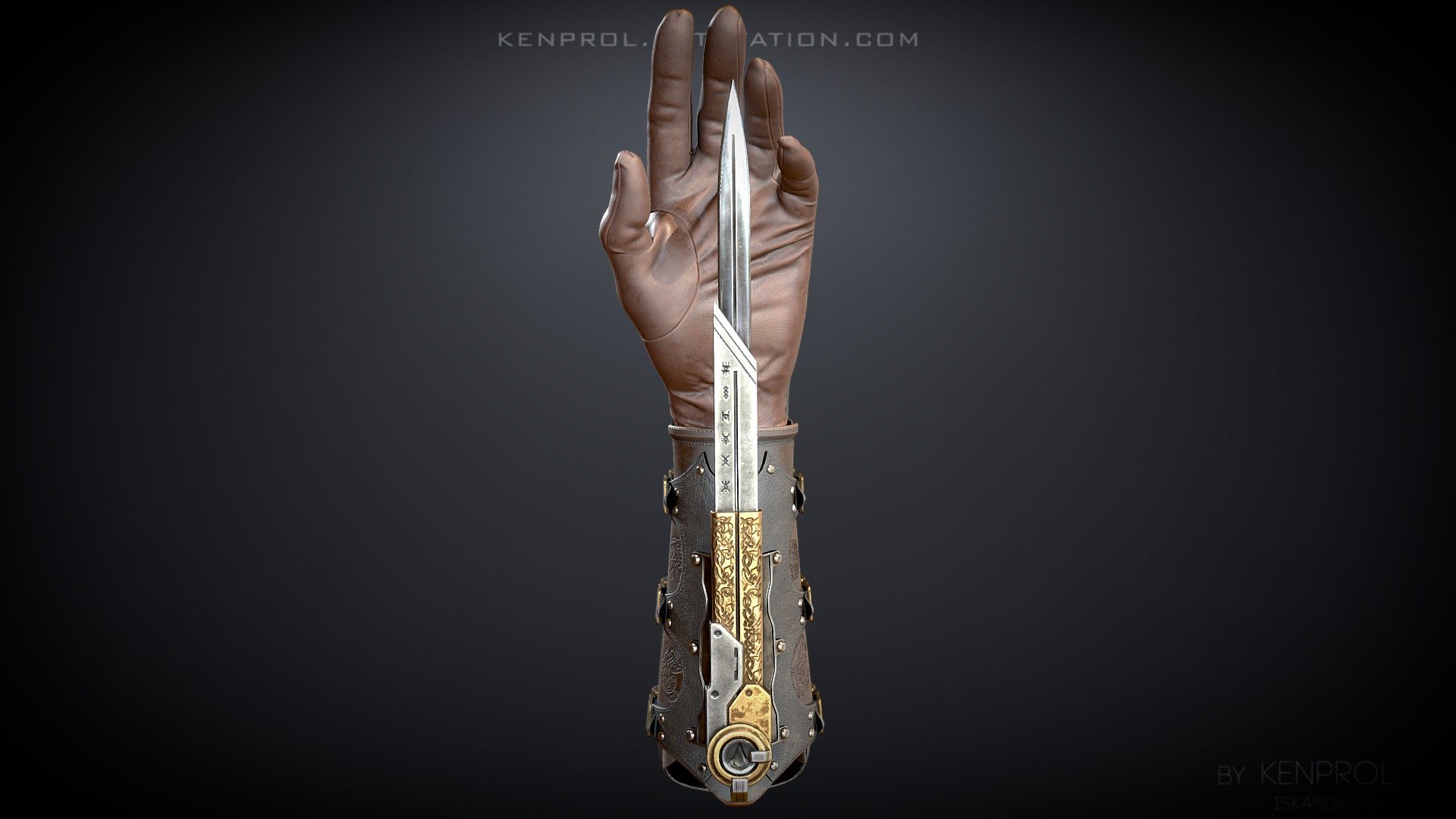 Phantom blade from Assassins creed [Fan Art]
Designed by kenprol

Modeling - blender
Texturing - Substance painter
Glove simulation - marvelous designer

MORE RENDERS: https://www.artstation.com/artwork/RJK2X - Phantom blade [FanArt] - 3D model by kenprol 3d model