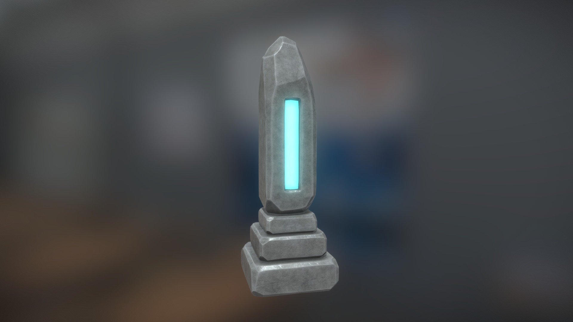 Stone Monolith 3D model - Stone Monolith - Buy Royalty Free 3D model by captainapoc 3d model
