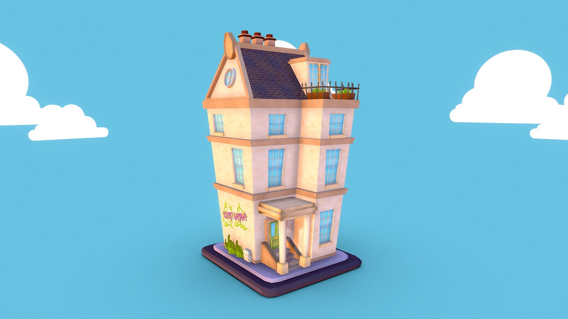 Modelled in 3Ds Max and textured in Photoshop. This was done as a refresher as I havent done pure texturing in Photoshop in a while 3d model