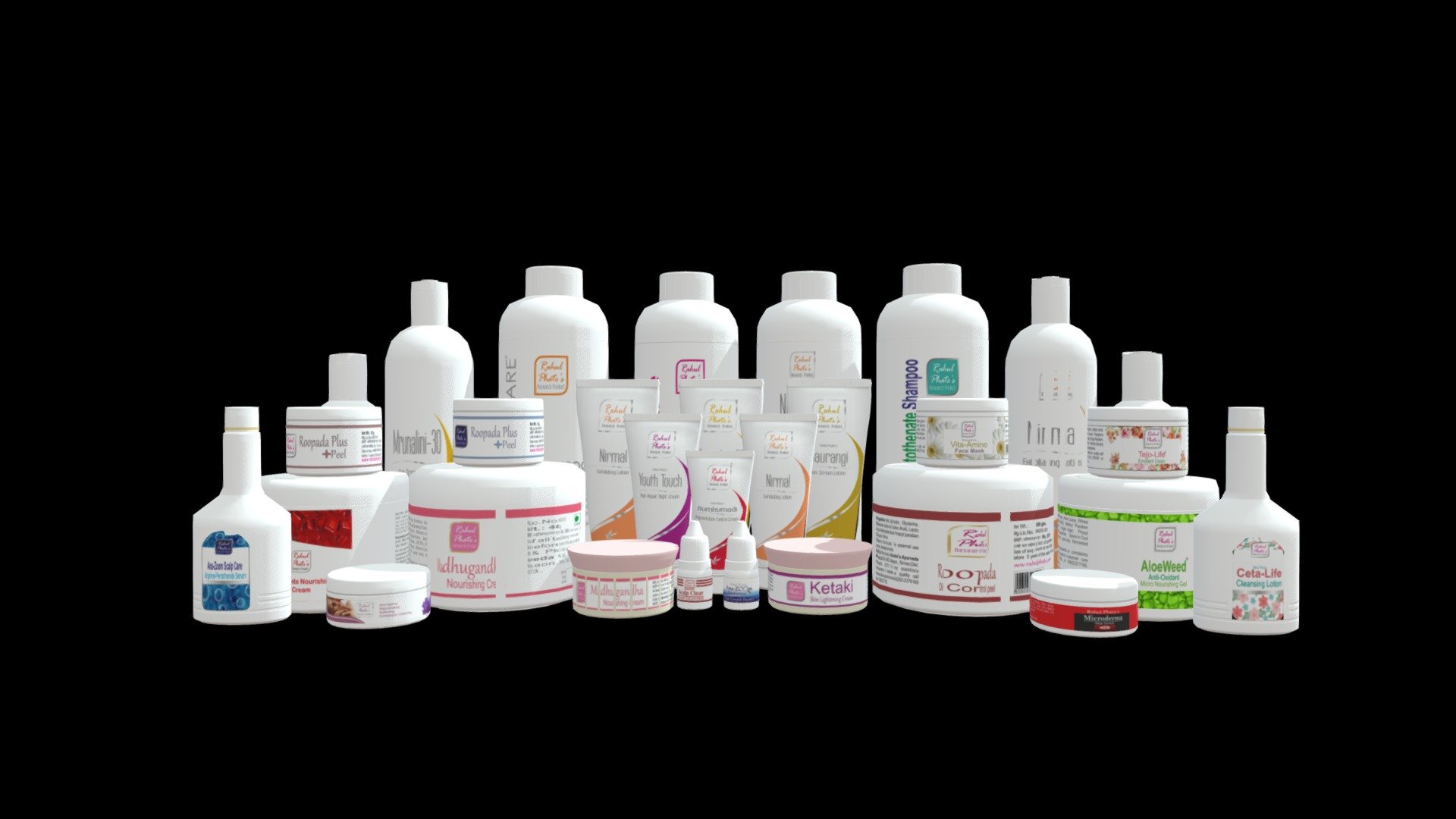 Visit us at www.prance.in - Cosmetic Products - 3D model by Prance 3d model