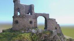 Mow Cop Castle, High v2 WIP scene, castle, draft, wip