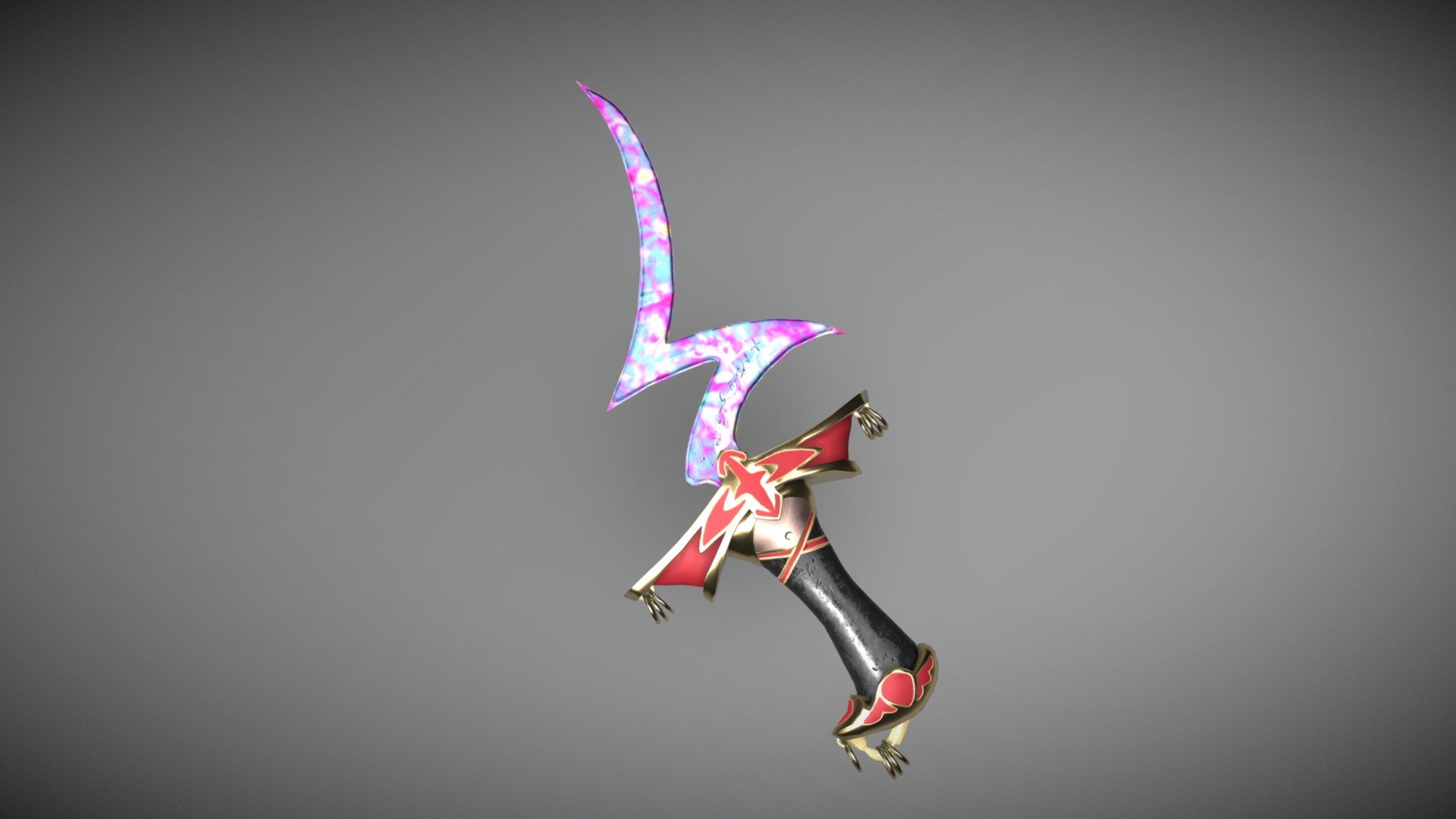 Been a bit dead on 3D modelling recently, burnt out etc. So heres a new model I managed to push out, Casters Noble Phantasm the Rulebreaker from Fate! Going back to 3dsmax helped me think differently about modelling, and topology especially 3d model