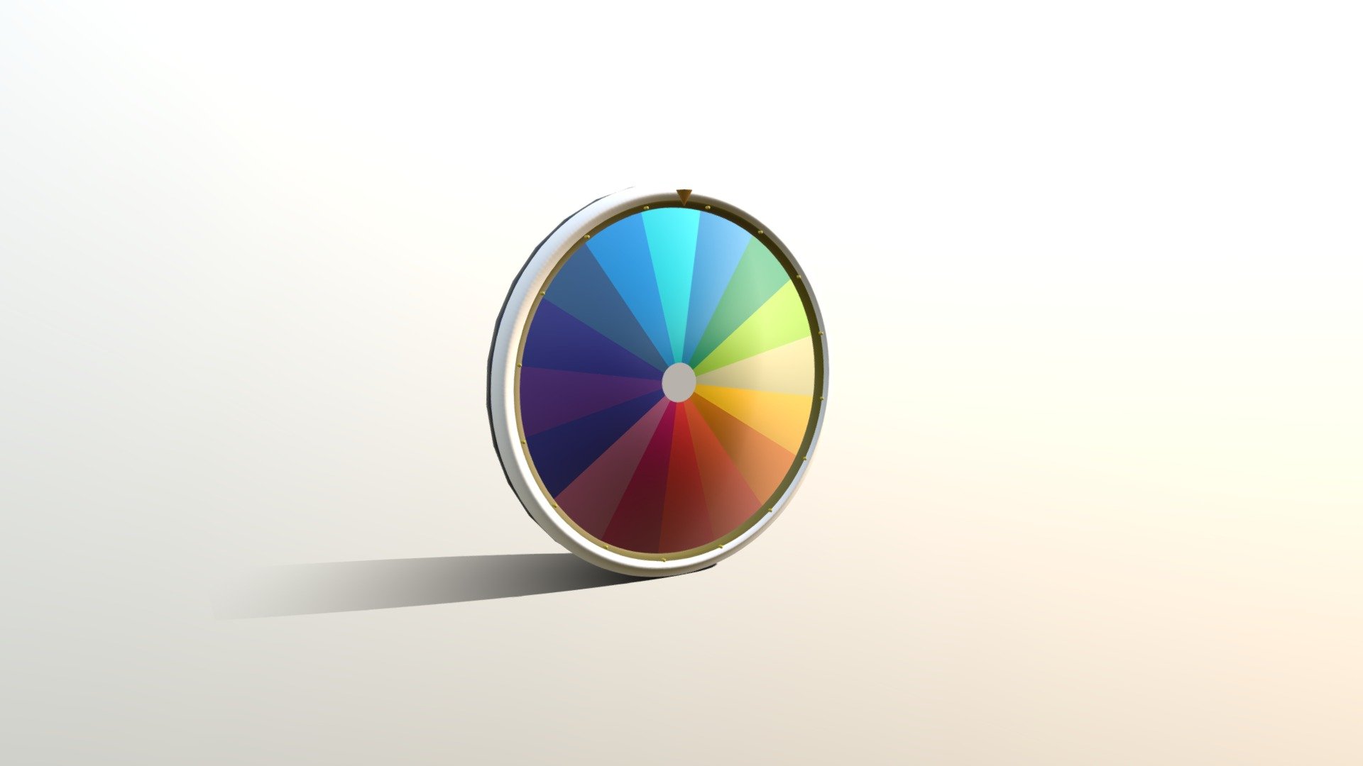 3D object crafted in Blender - Fortune wheel - 3D model by emanuel.zangroniz 3d model