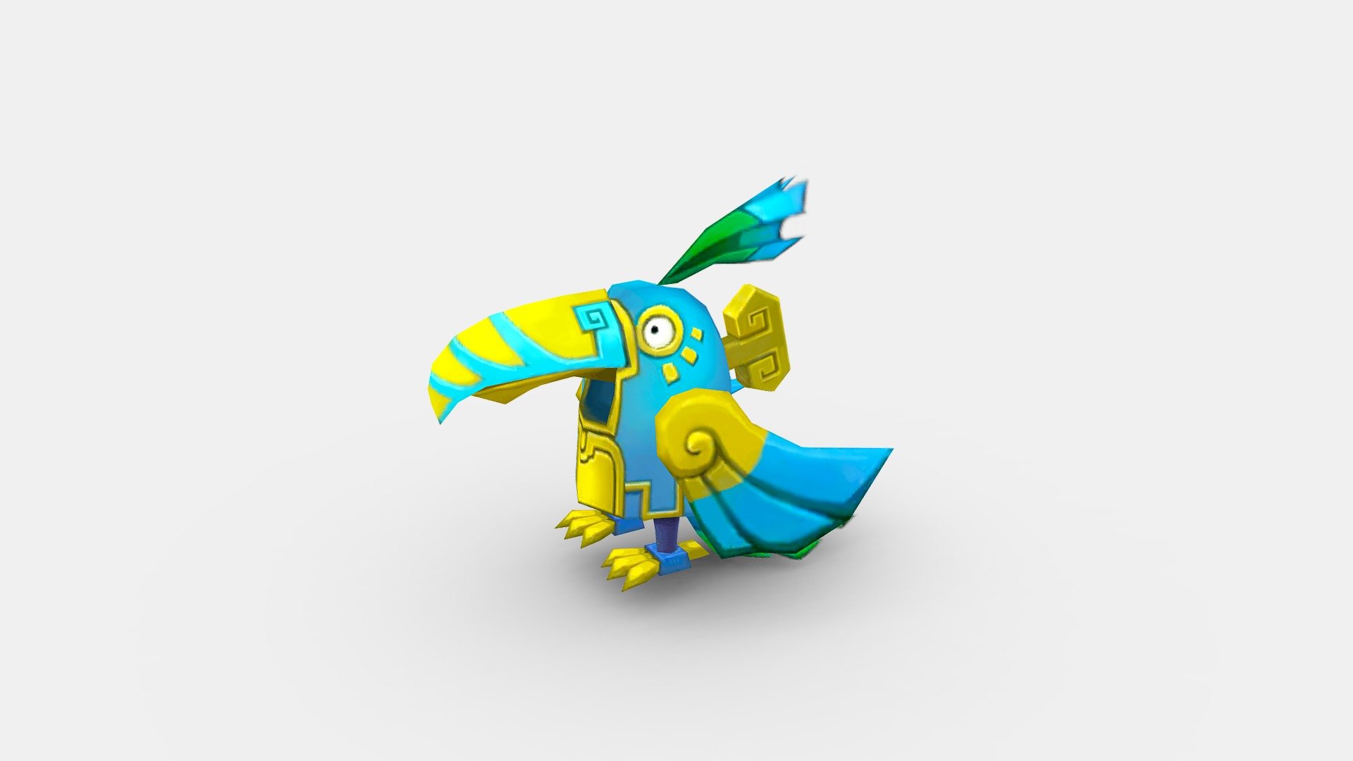 Cartoon organ bird - mechanical bird - Cartoon organ bird - mechanical bird - Buy Royalty Free 3D model by ler_cartoon (@lerrrrr) 3d model
