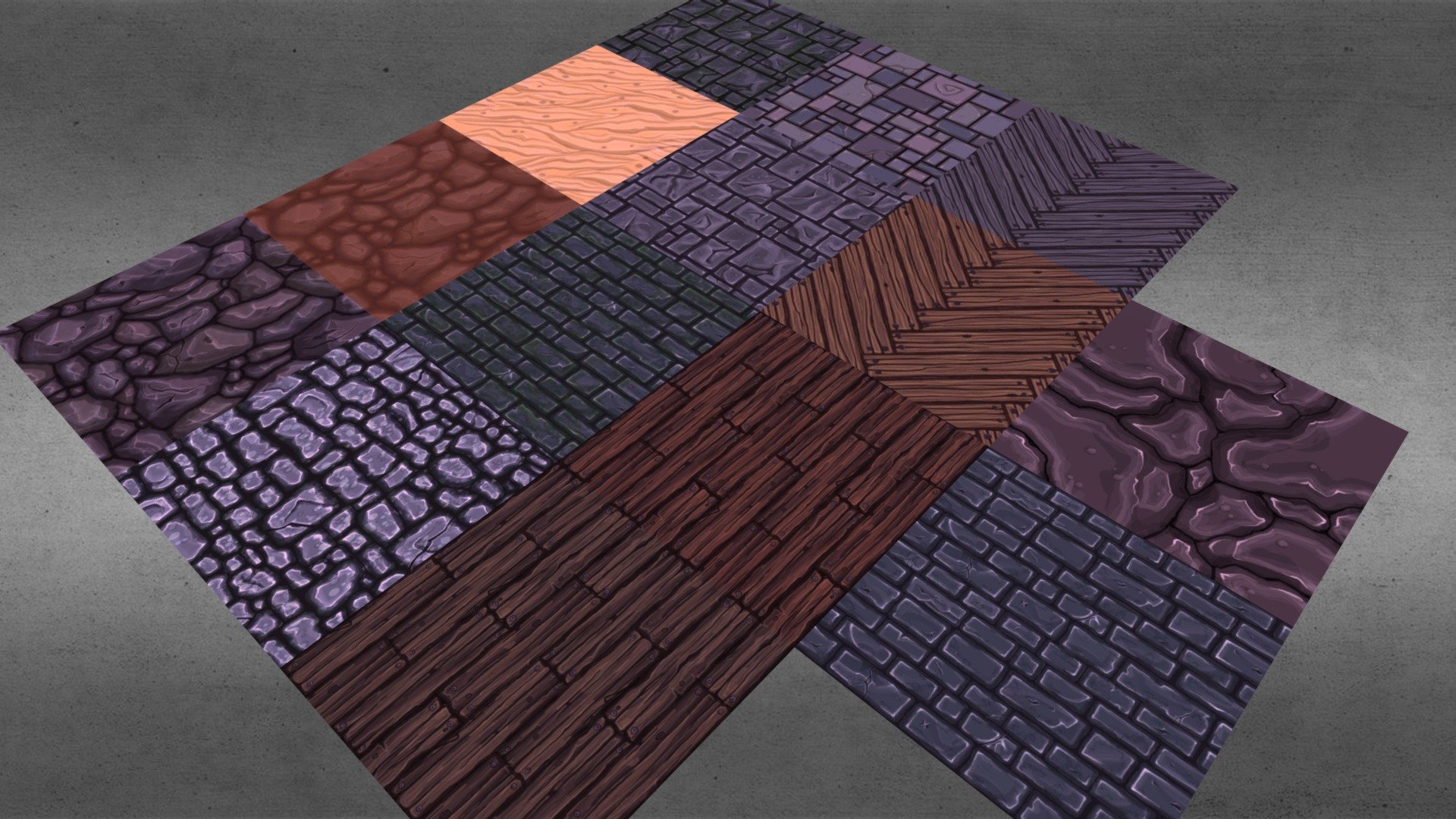 Hey guys, here are some Seamless Texture i will be applying to some Level Design 3d model